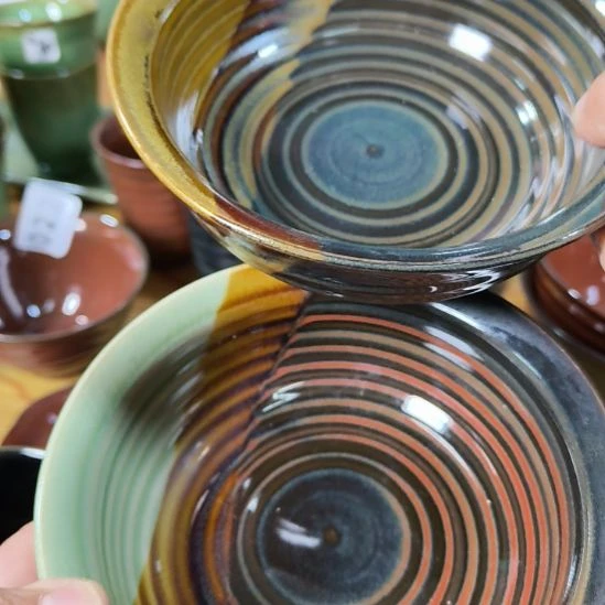 瓷片 磁州窑五厂盘碗壶杯