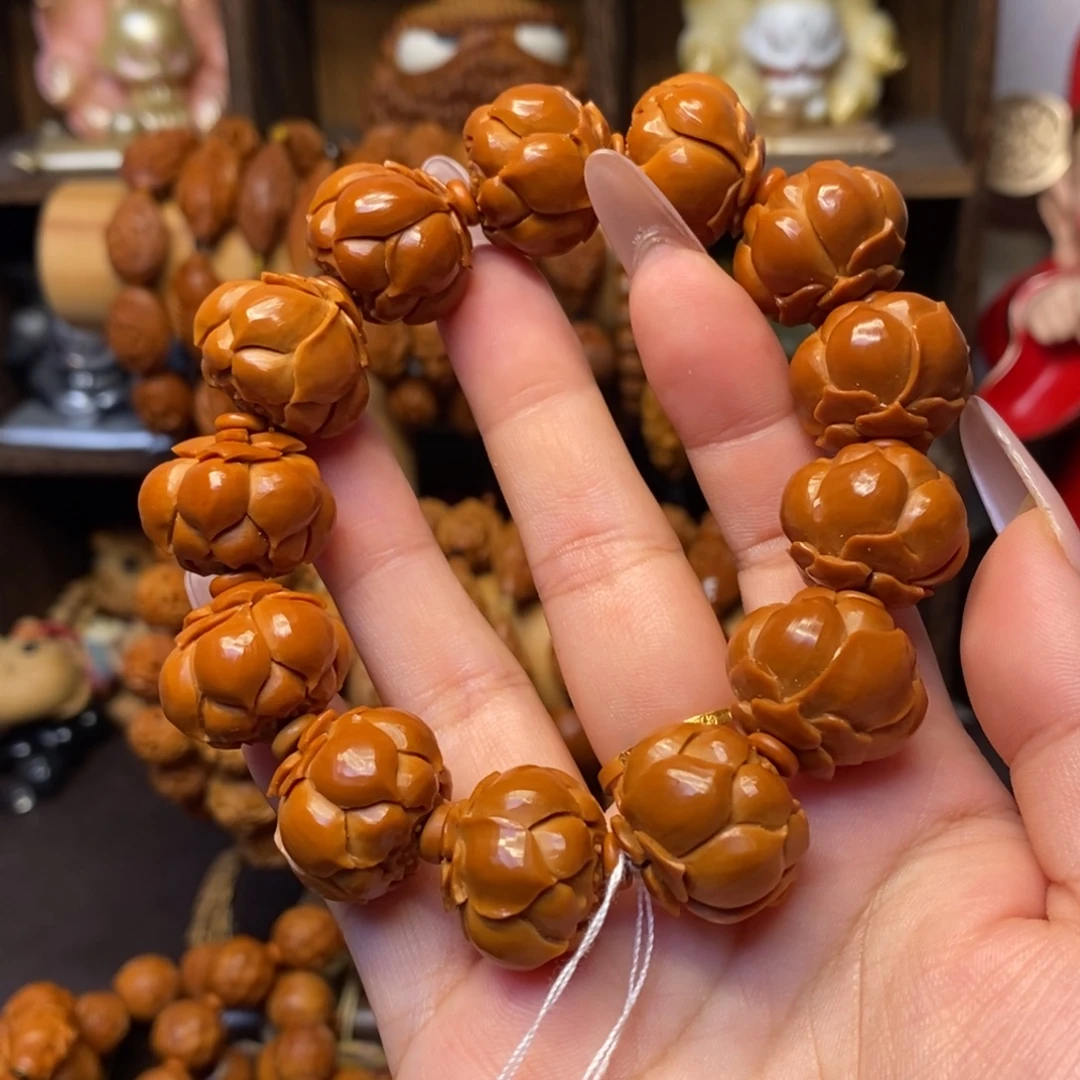 手串/手链橄榄核手工莲花