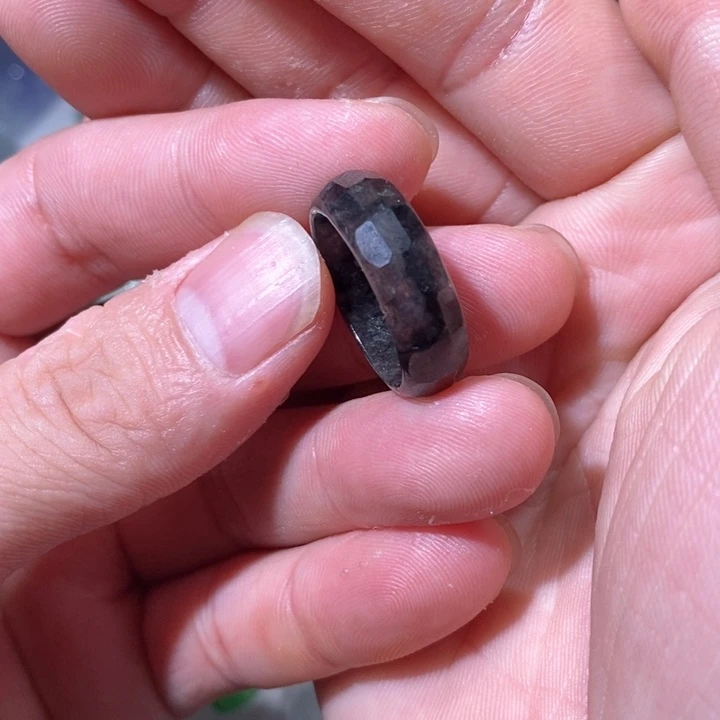 翡翠裸石天然翡翠a货切割面戒圈