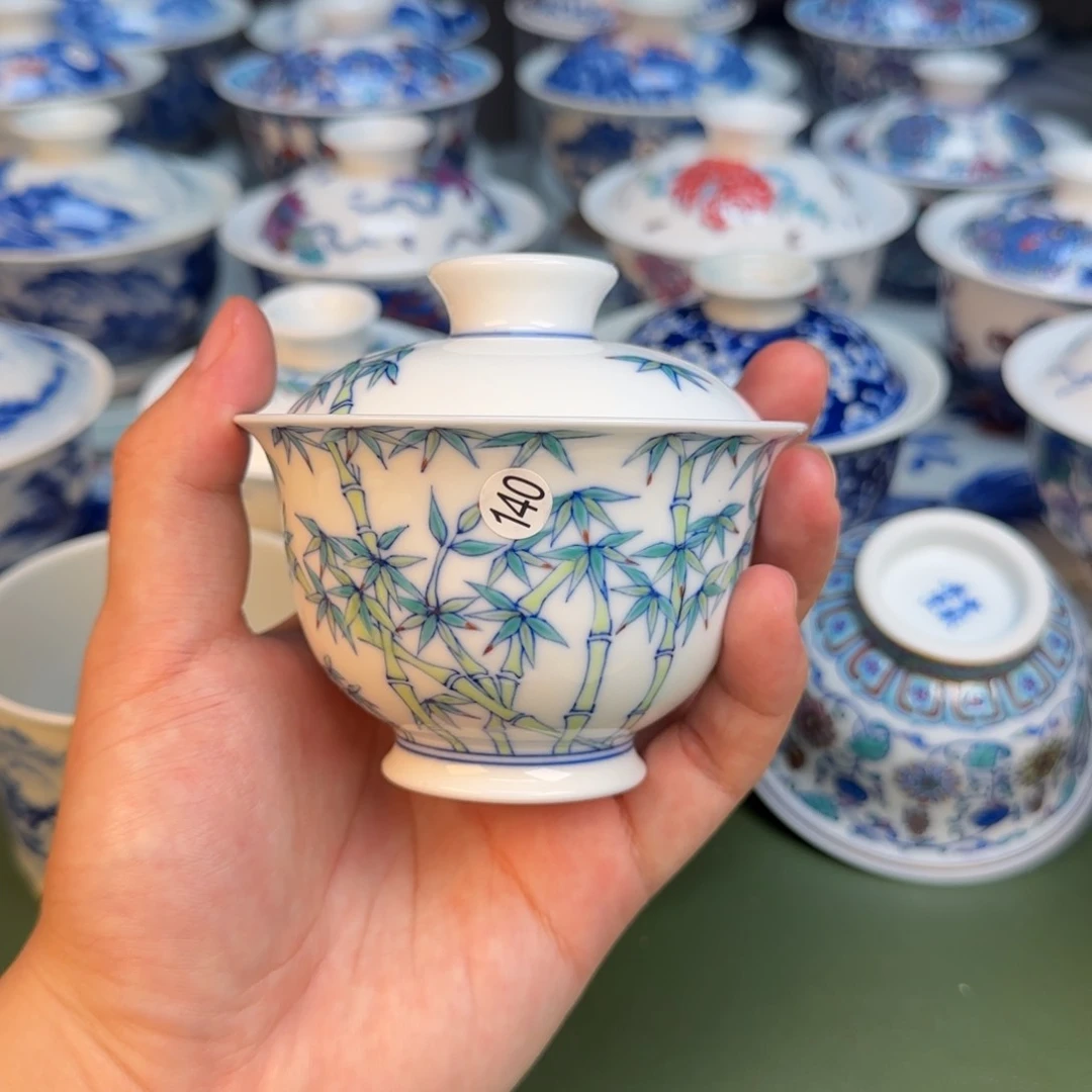 彦祖纯手工手绘茶具140