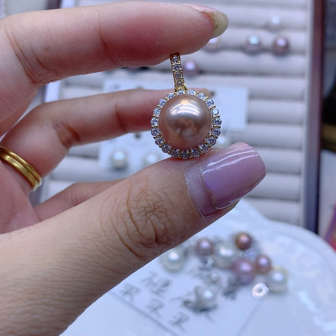 【闪购商品】淡水珍珠银S925镶嵌颈饰
