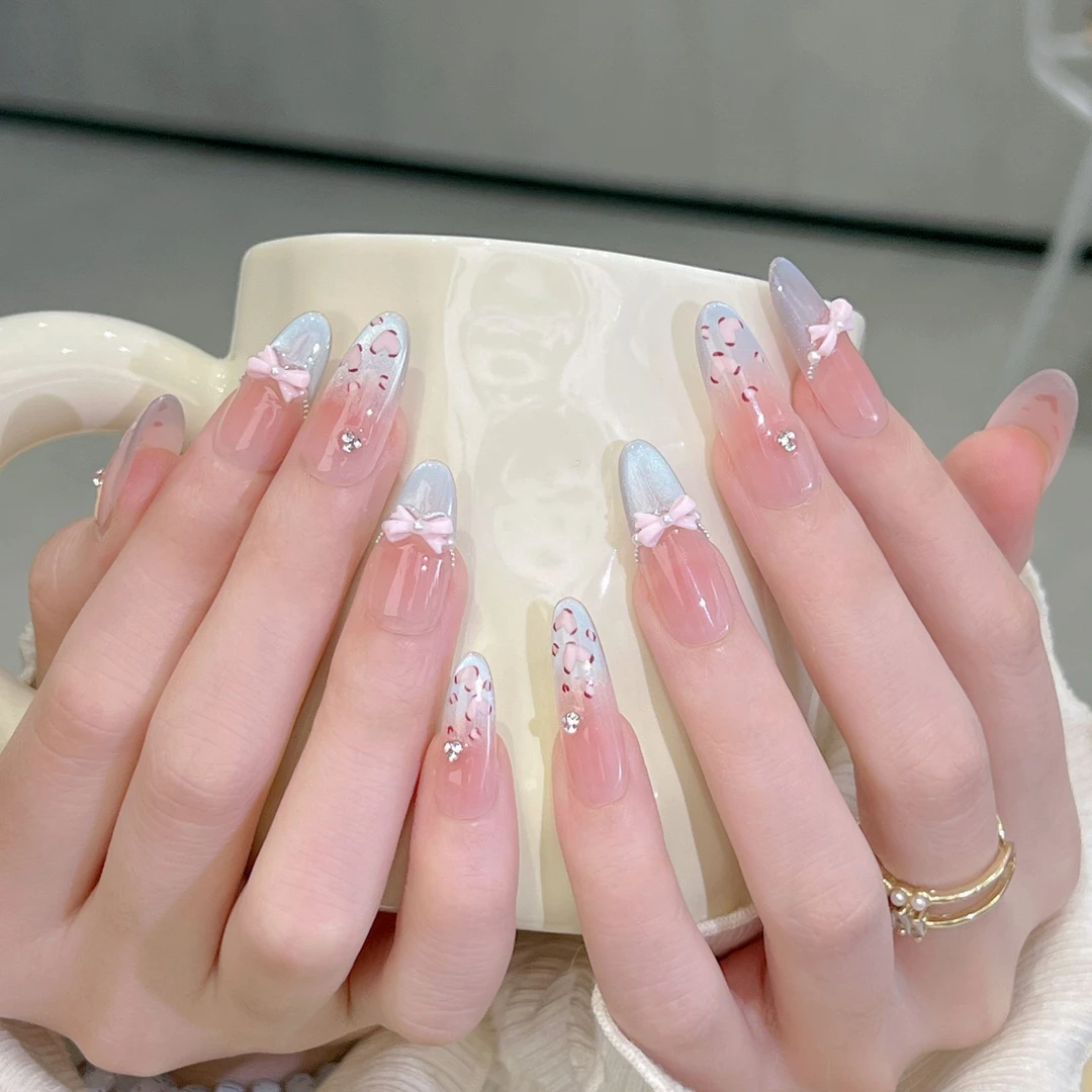 【海盐小豹】春季新品纯手工穿戴甲可拆卸十片装