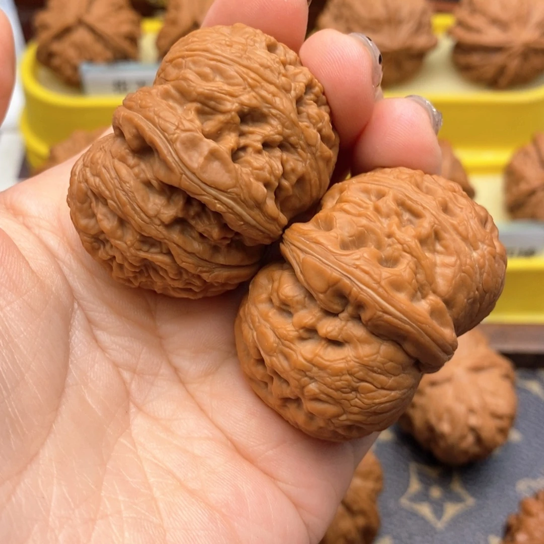 t***9把件文玩核桃355号元宝