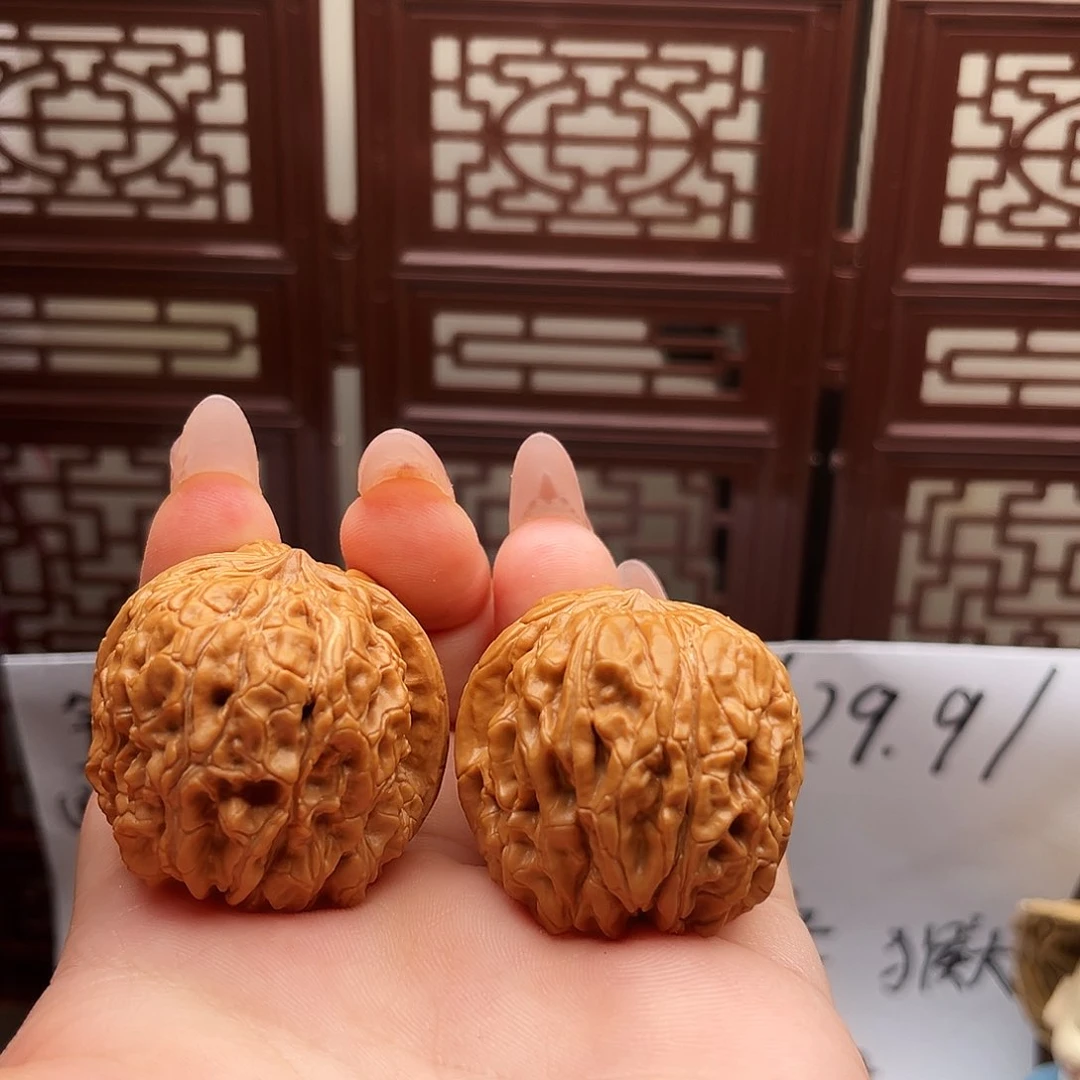 桃核把件四座楼111