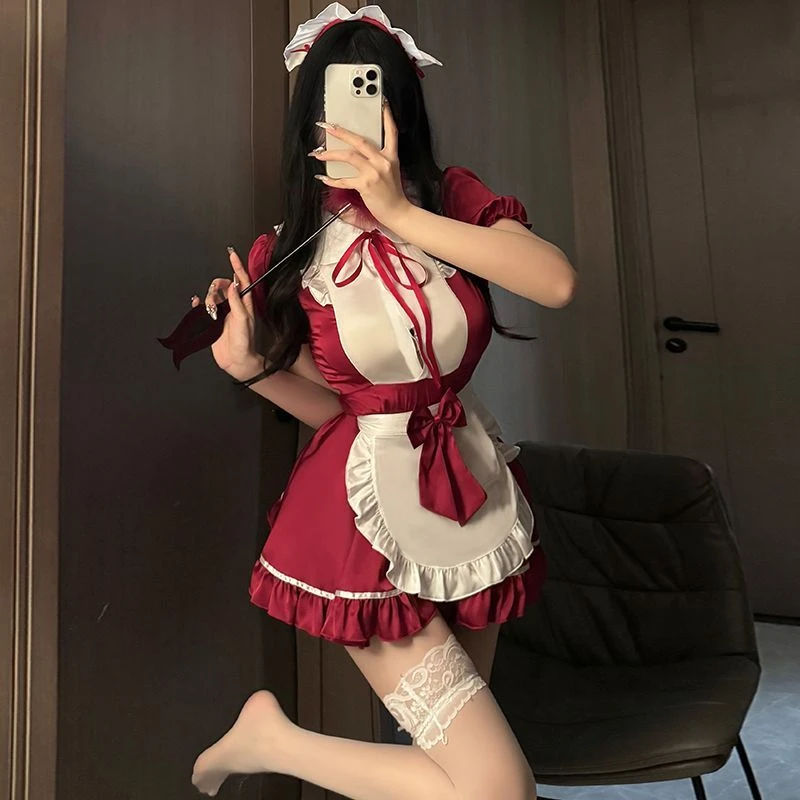 【暴舒】可爱俏皮纯欲风二次元cosplay角色扮演洛丽塔服装