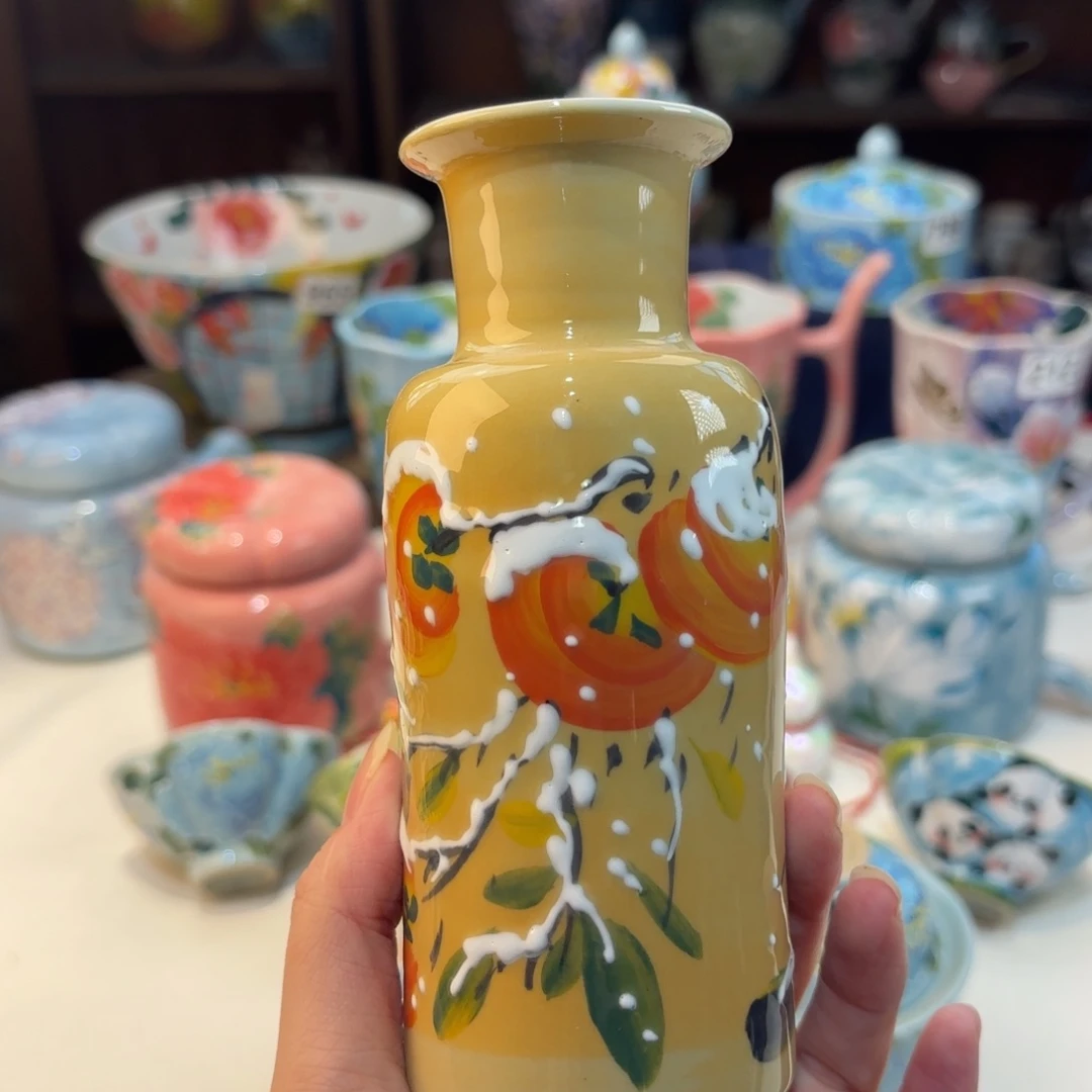 景德镇手绘高温釉下彩陶瓷茶具