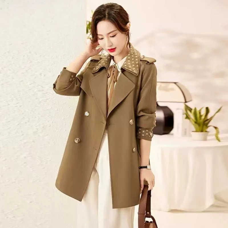 【撤柜样品】X219秋冬季气质百搭外套咖啡商家提供