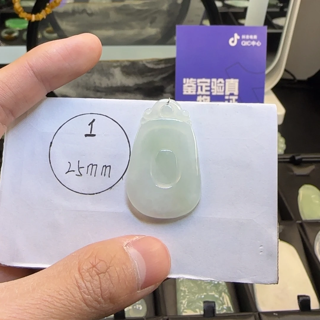 翡翠未镶嵌吊坠(赠链)天然缅甸A货翡翠