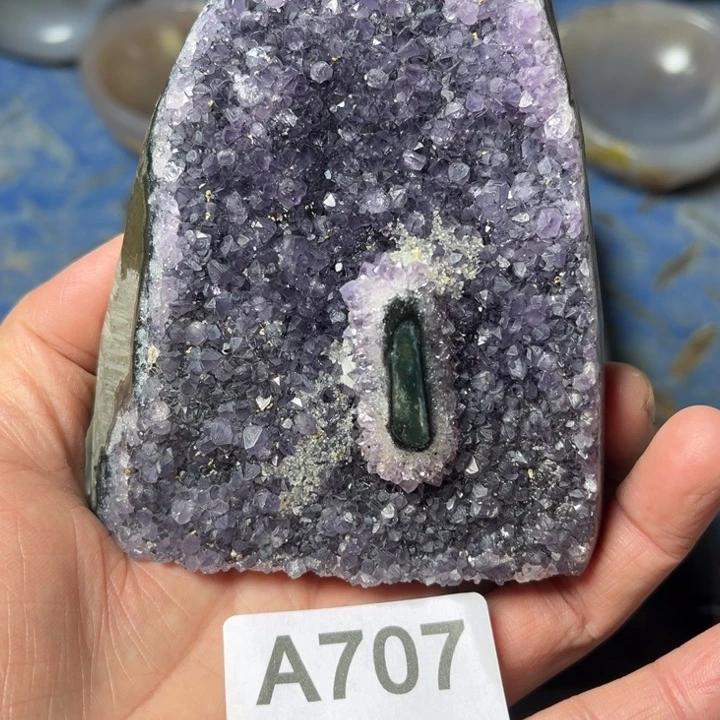 紫晶颈饰未镶嵌无**空