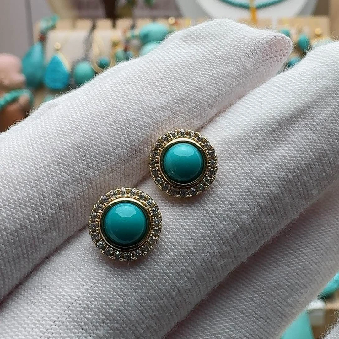 绿松石珠宝奇石未镶嵌