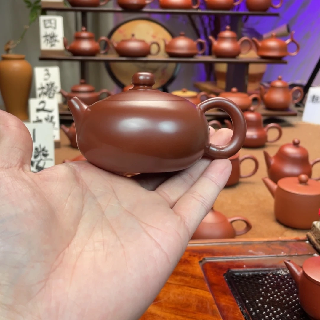 紫砂潮州手拉壶l**f精工西施