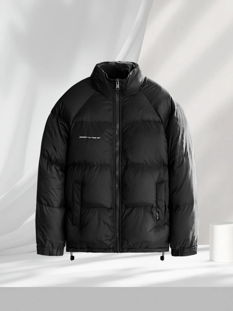 面包服立领拉链款羽绒服男款休闲保暖秋冬外套百搭