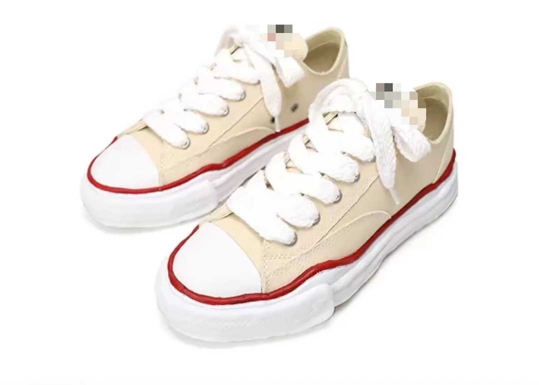 Mihara MMY莞产三原溶解鞋权志龙同款平替厚底男女明星同款米白色