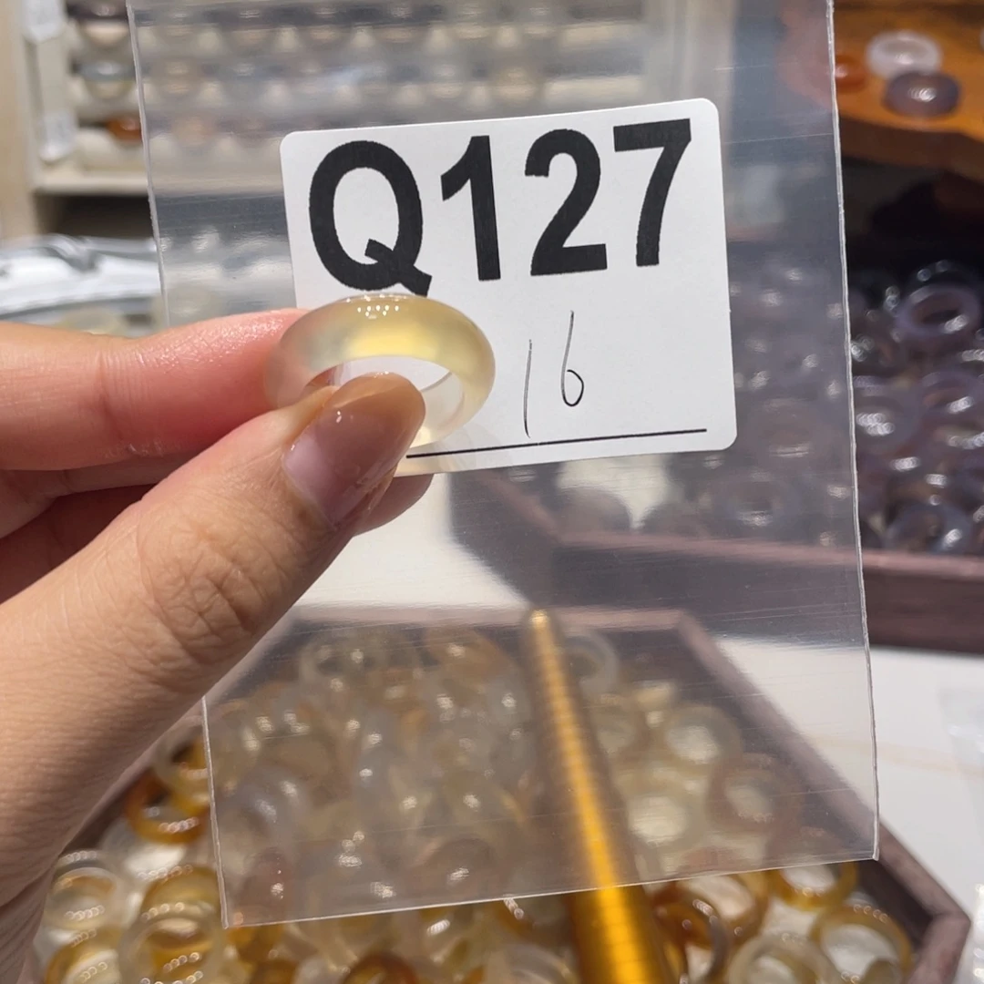 玛瑙/玉髓未镶嵌戒指127