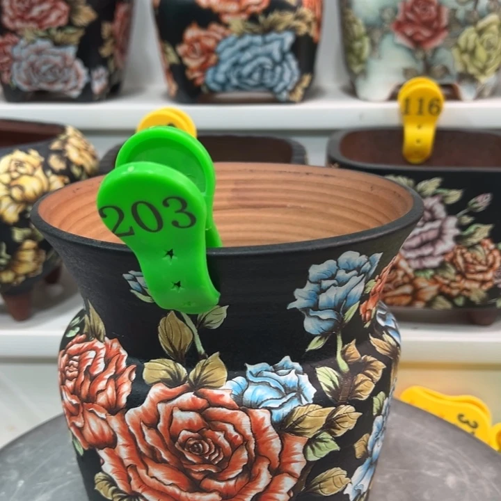 君***意紫砂花盆水晶花盆203