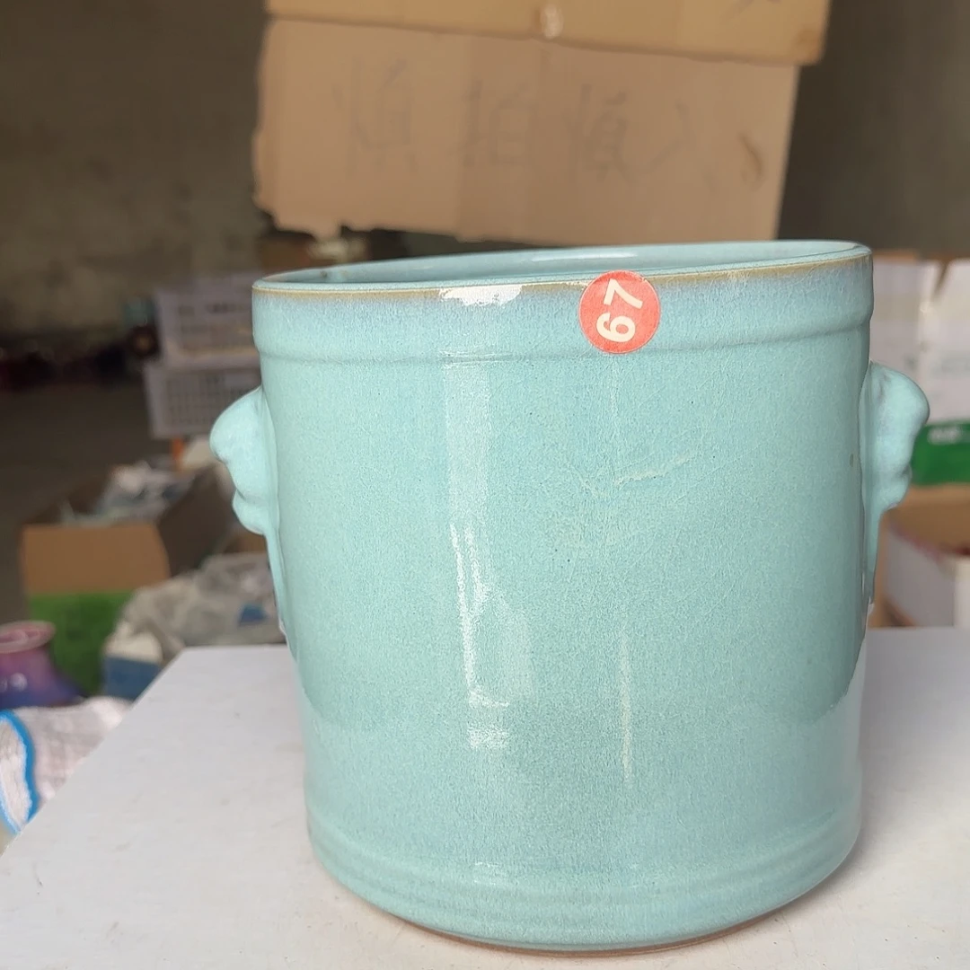 陶摆件郑家钧窑摆件微