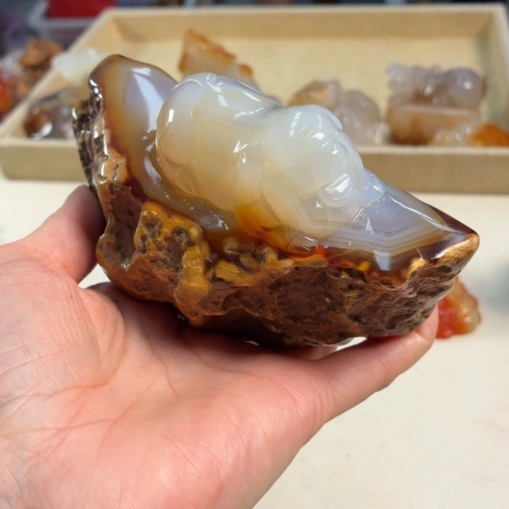 未镶嵌吊坠(不含链)玛瑙/玉髓