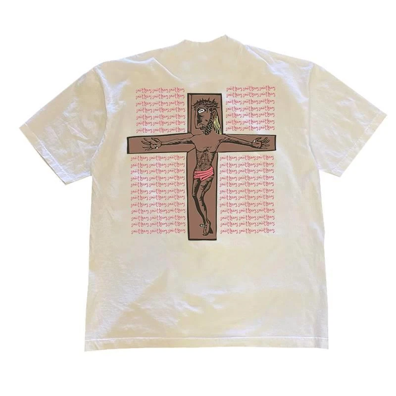 新疆棉！265g纯棉重磅正品！男女美式百搭宽松印花休闲半袖T恤短袖