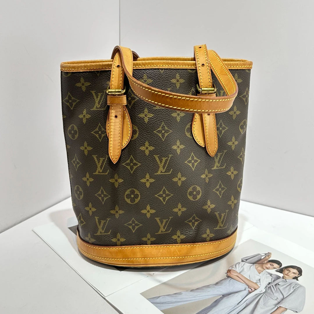 95新 LouisVuitton/路易威登 珍甄 小水桶单肩包 73364