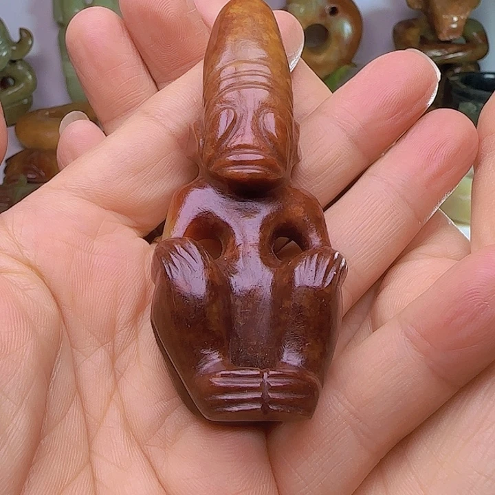 和田玉未镶嵌吊坠(不含链)