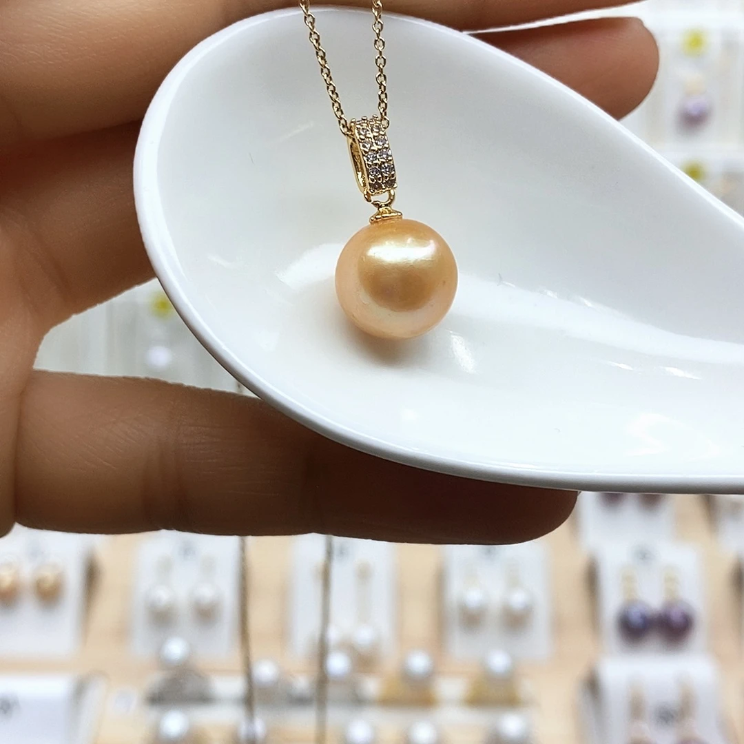 淡水珍珠颈饰合金