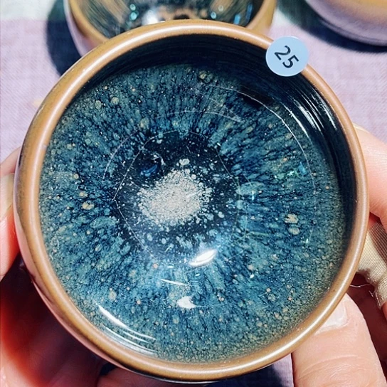 茶盏龙窑柴烧钵钵器型8.4口径