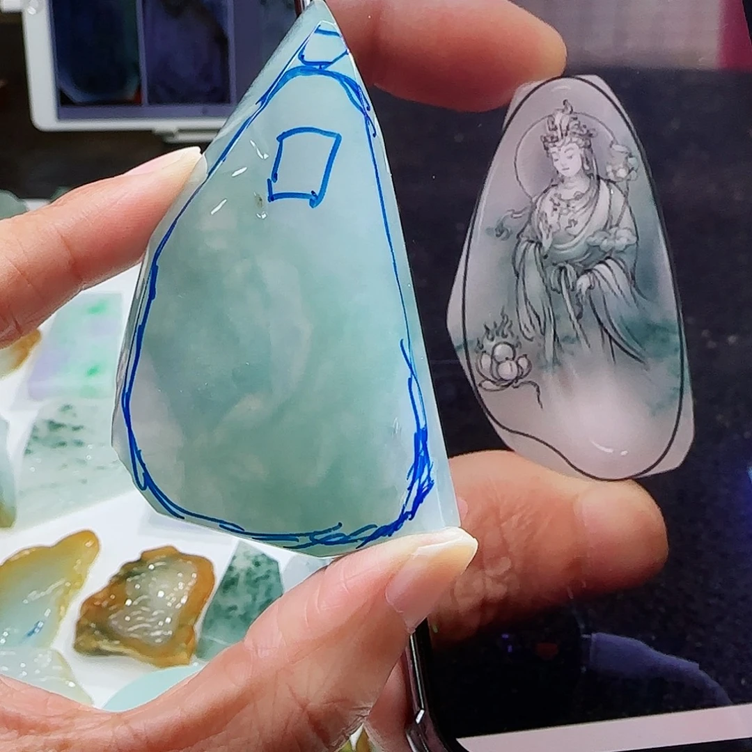 未镶嵌定制翡翠翡翠挂件