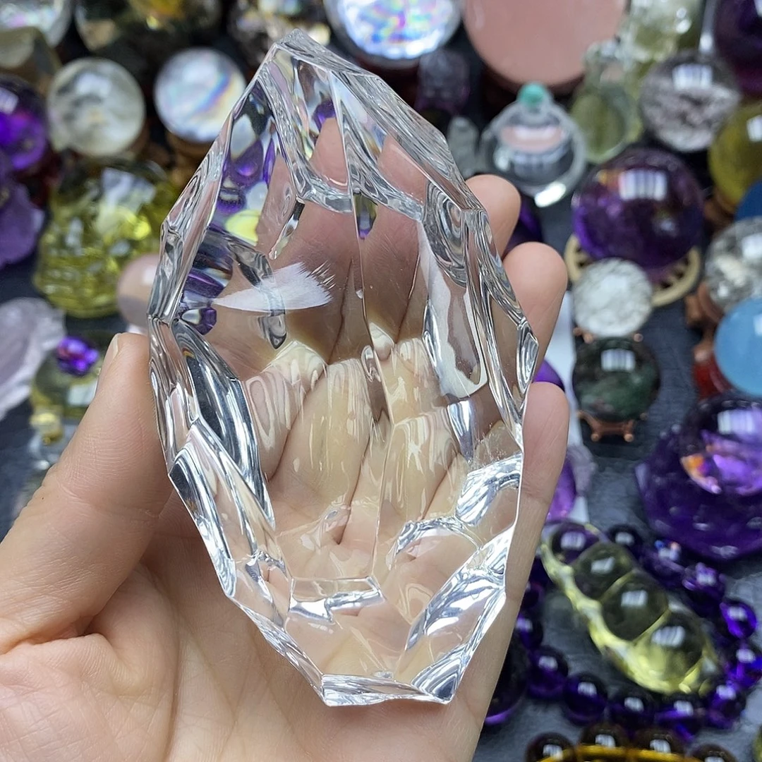 水晶未镶嵌珠宝半成品