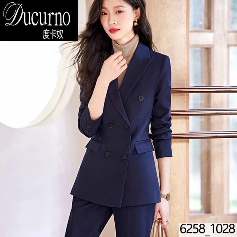 小个子西装套装女秋季新款高端气质休闲裤正装西服上衣外套女装