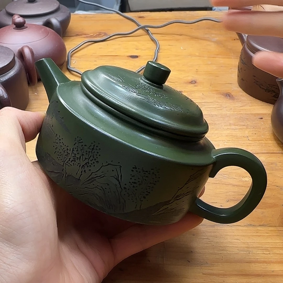 紫砂茶壶民间手艺人全手工制作