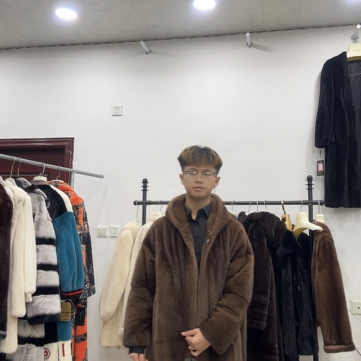 背心时尚潮流百搭水貂外套