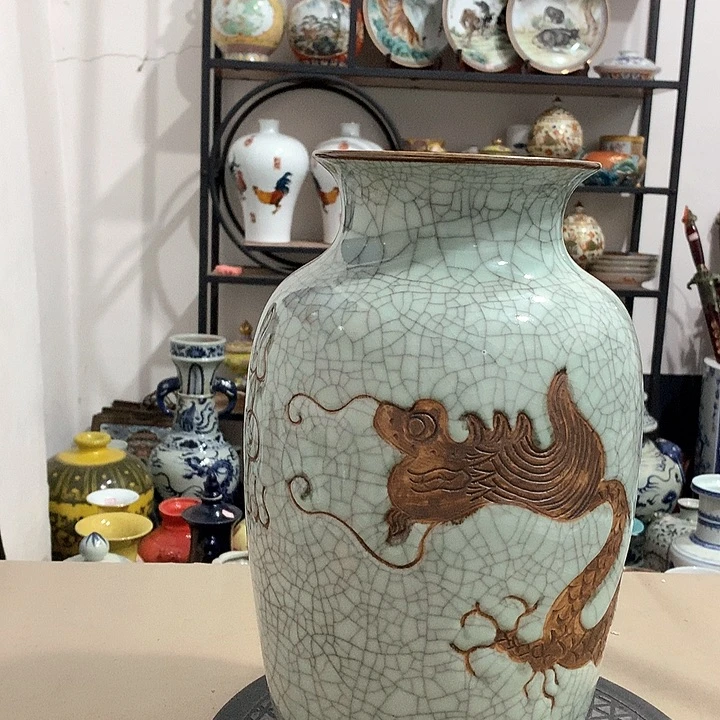 摆件博古架陶瓷摆件