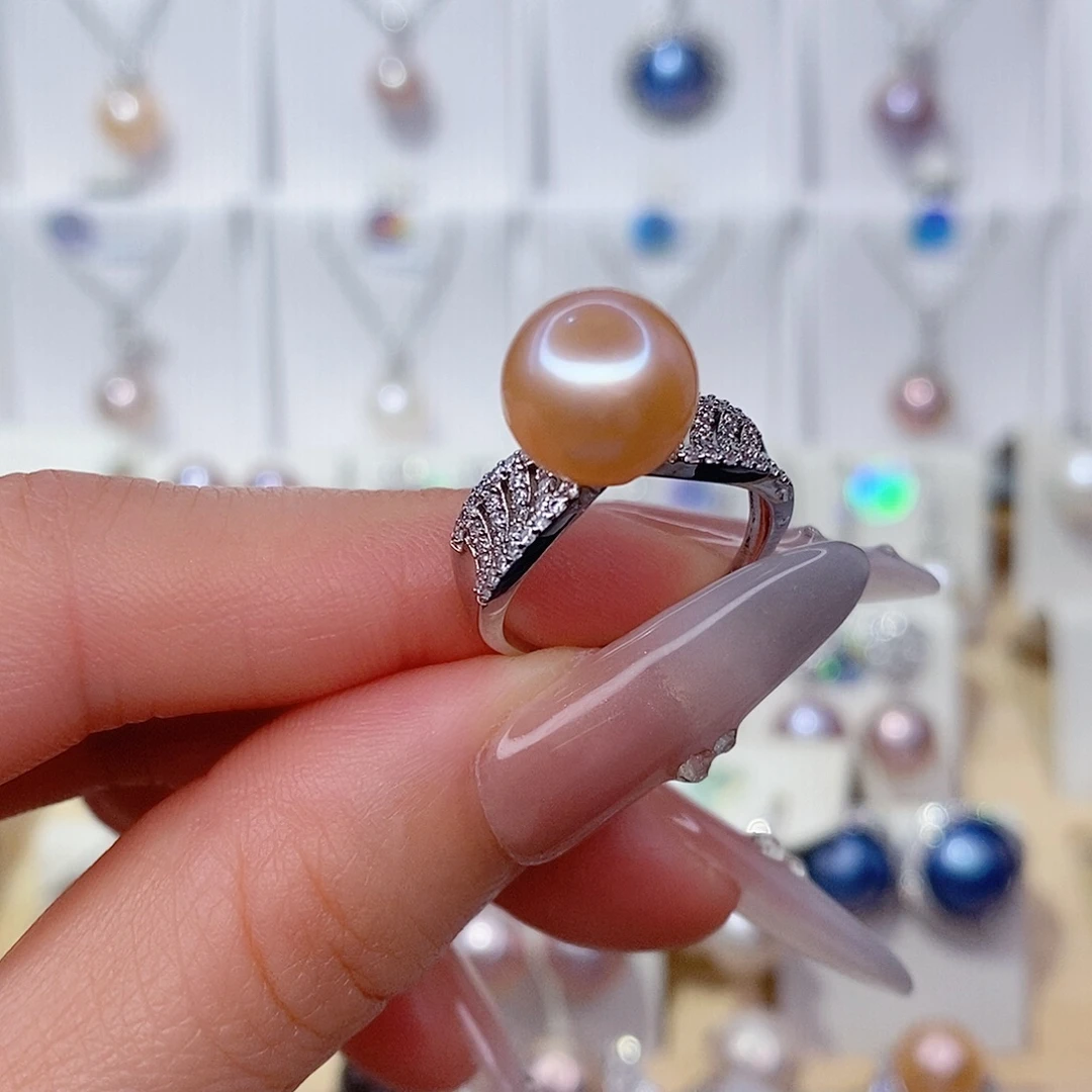 未镶嵌淡水珍珠戒指