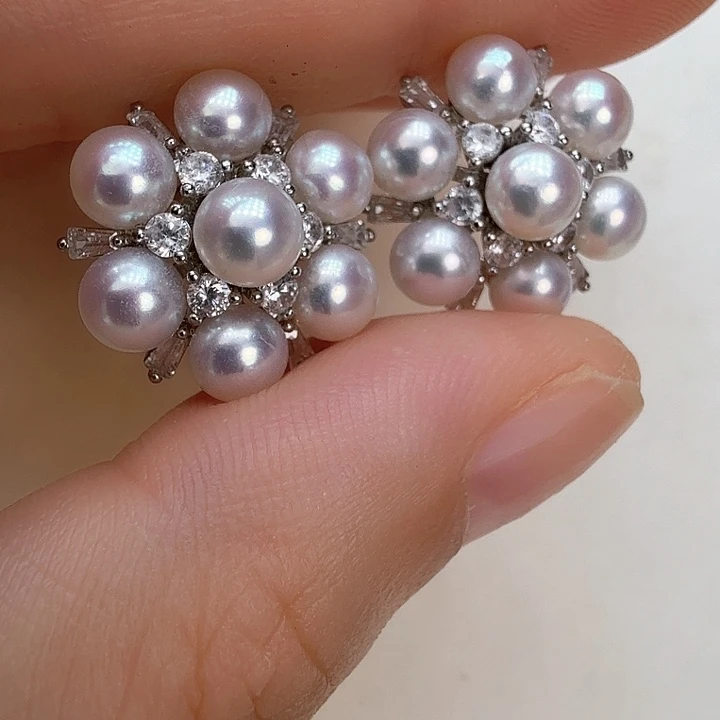 耳饰未镶嵌淡水珍珠