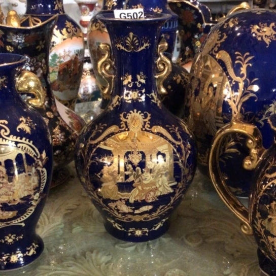 陶瓷钴蓝孤品老货出口瓷