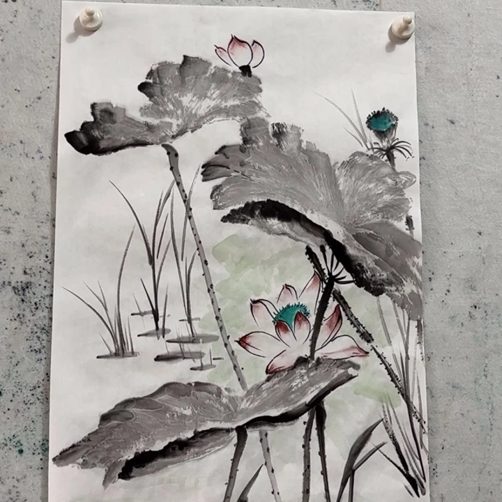 国画手绘国风国画作品