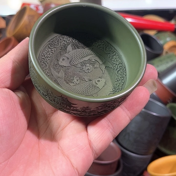 茶杯紫砂全手工紫砂主人杯