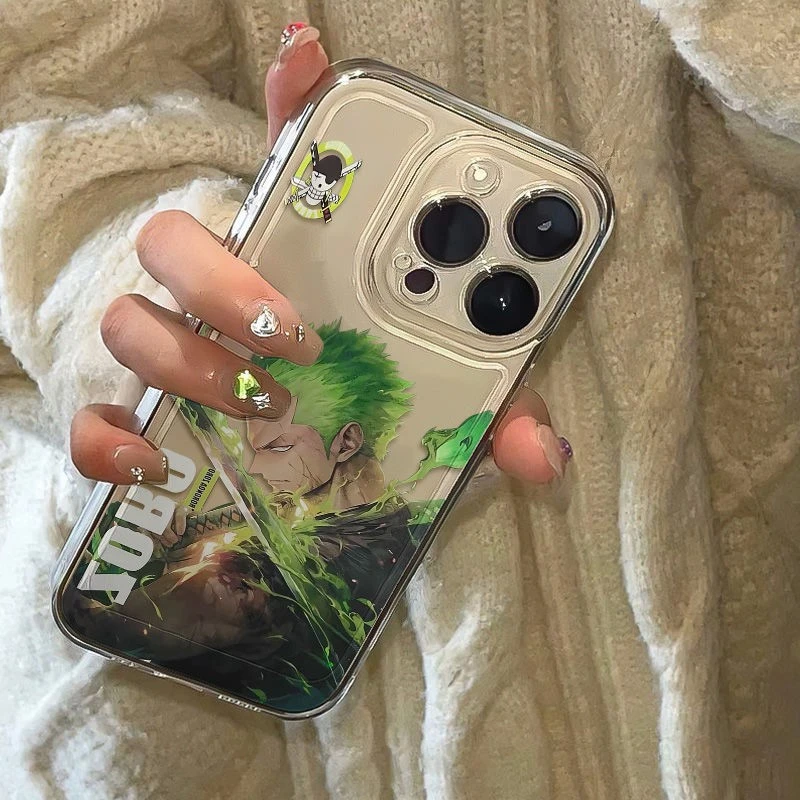 海贼王索隆风格适用于苹果16ProMax手机壳太空壳潮流12ProMax质感