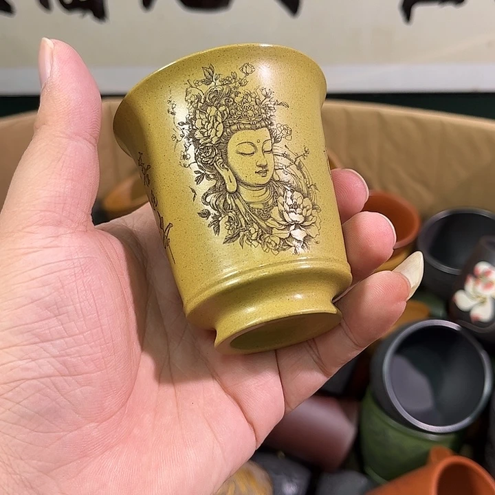 茶杯紫砂全手工紫砂主人杯