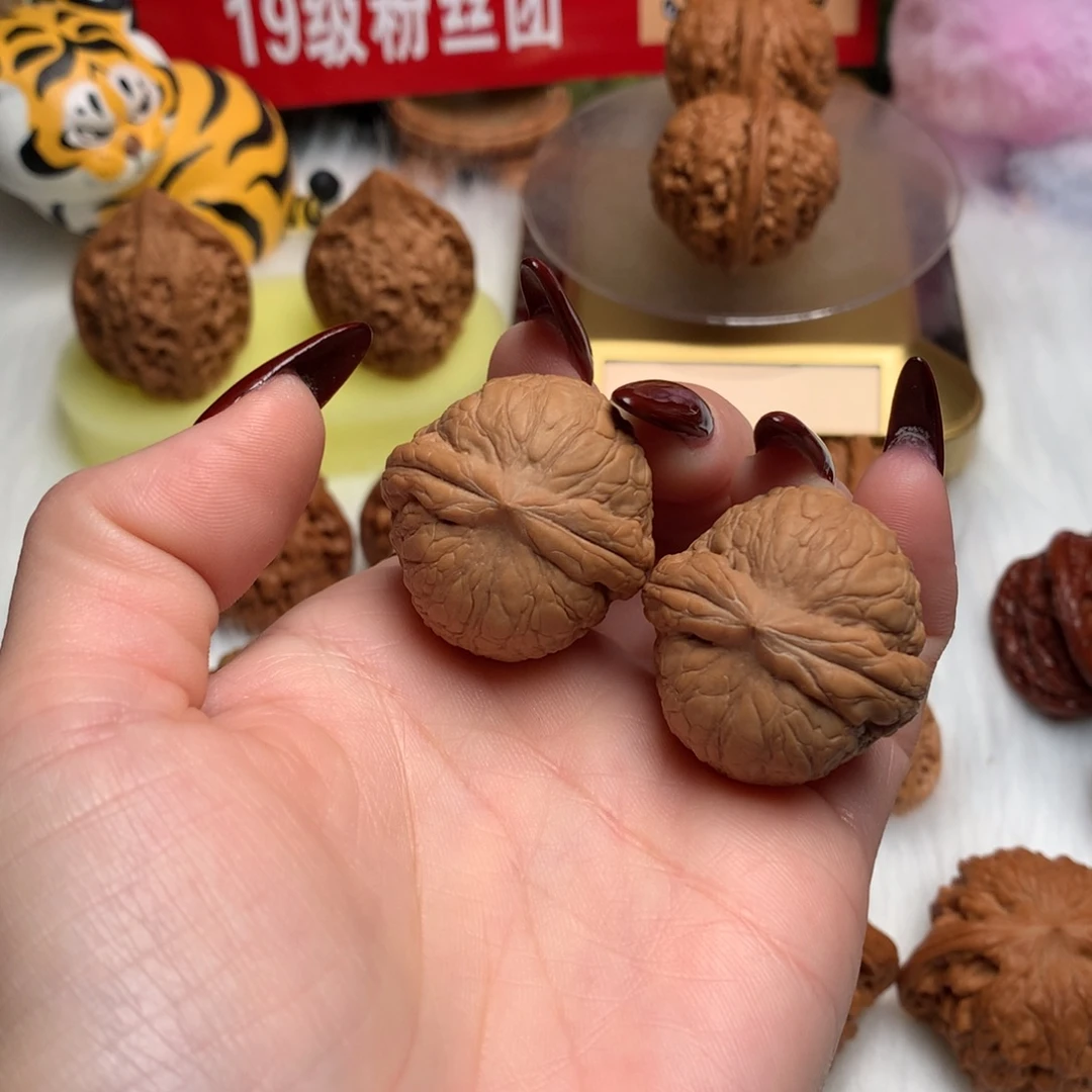 文玩核桃把件31.5全品乾坤元宝