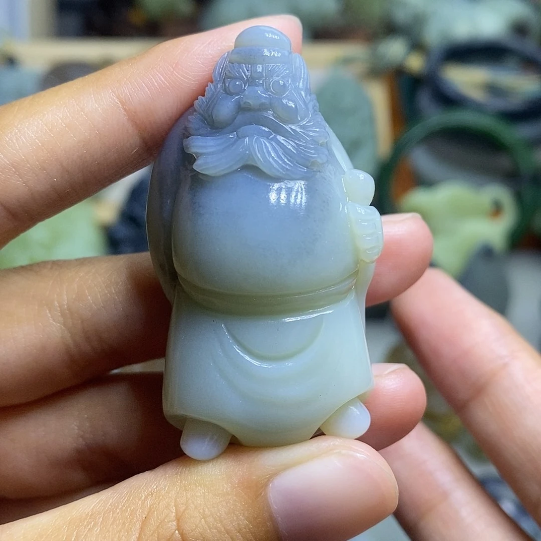 和田玉未镶嵌颈饰杨*胖