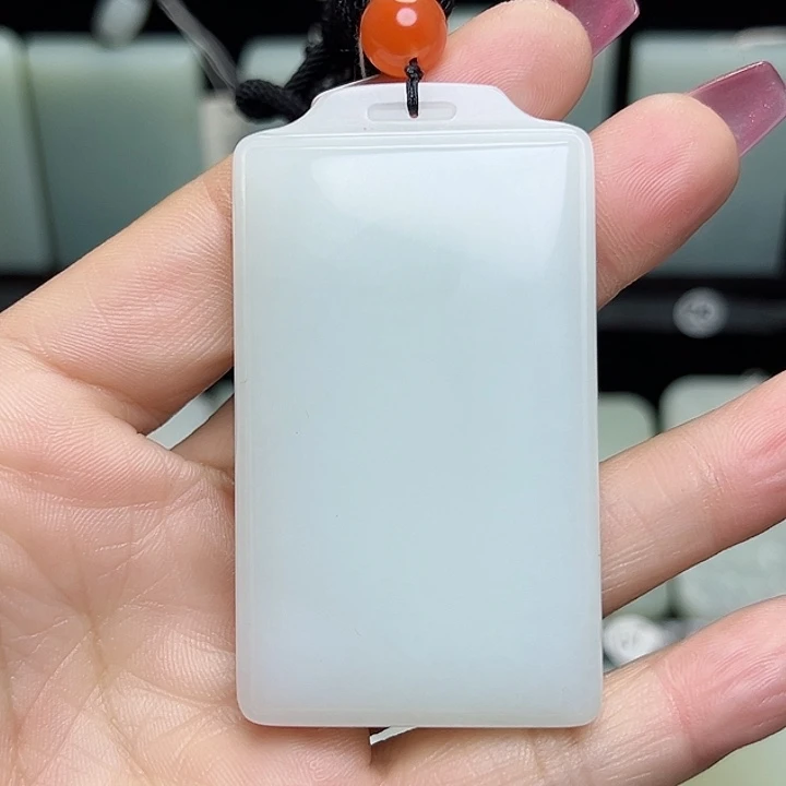 和田玉挂件未镶嵌感*_