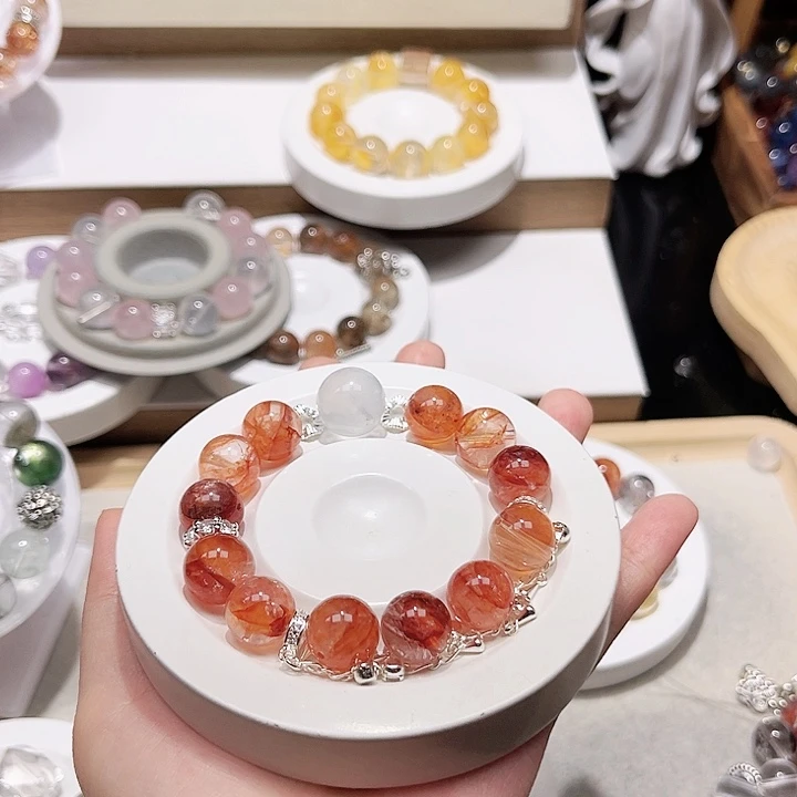 水晶手链未镶嵌天然水晶