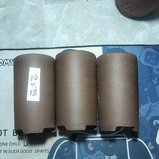 紫砂三个笔筒紫砂