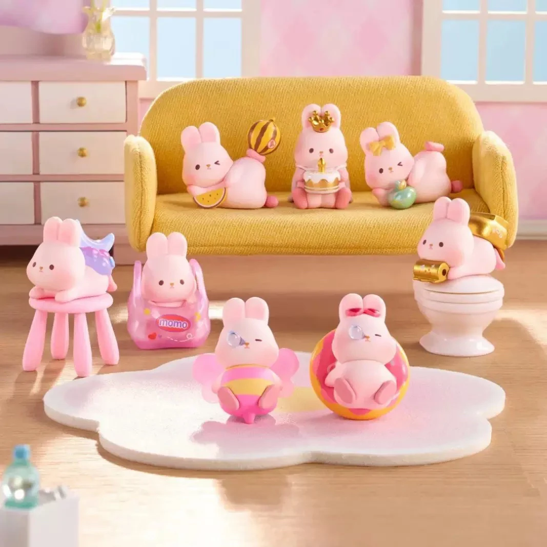 咔咔兔盲盒萌粒可爱摆件潮玩手办少女