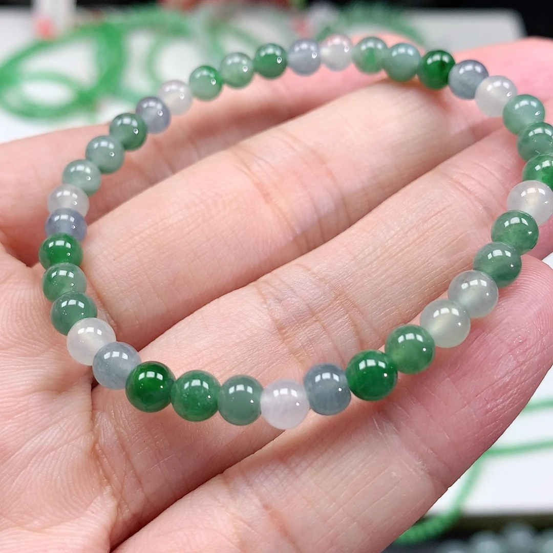 未镶嵌手链翡翠翡翠