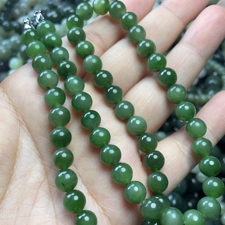 和田玉未镶嵌手链卡8