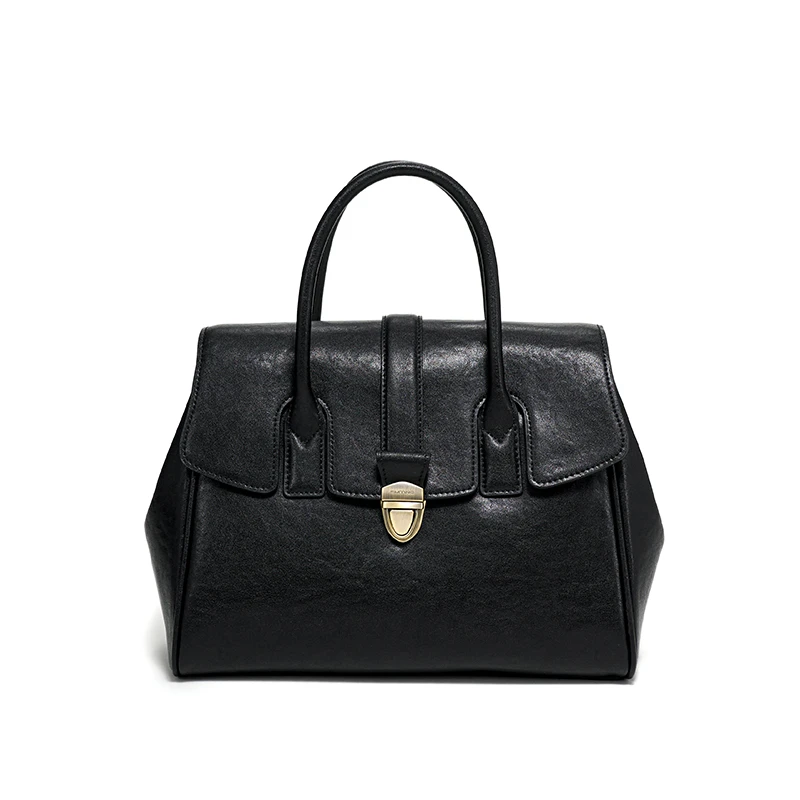 【西木汀】巴洛克 复古手提包2025新款夏季女款牛皮大容量单肩包