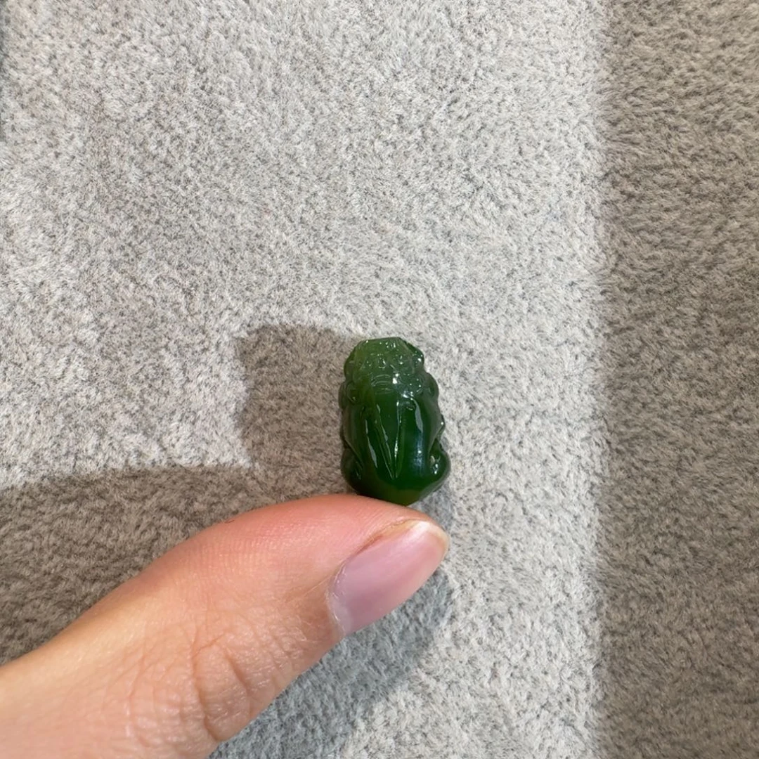 和田玉（碧玉）未镶嵌吊坠(赠链)