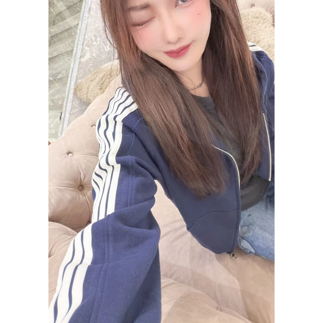 包嫂【20251023蓝色外套5条】2025秋冬慵懒风外套ins外套运动休闲